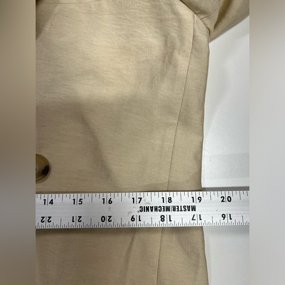 VINCE Drapey Double Breasted Blazer in Cream Size 8 New With Tags - Picture 9 of 16